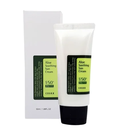 کرم ضد آفتاب مدل aloe soothing کوزارکس